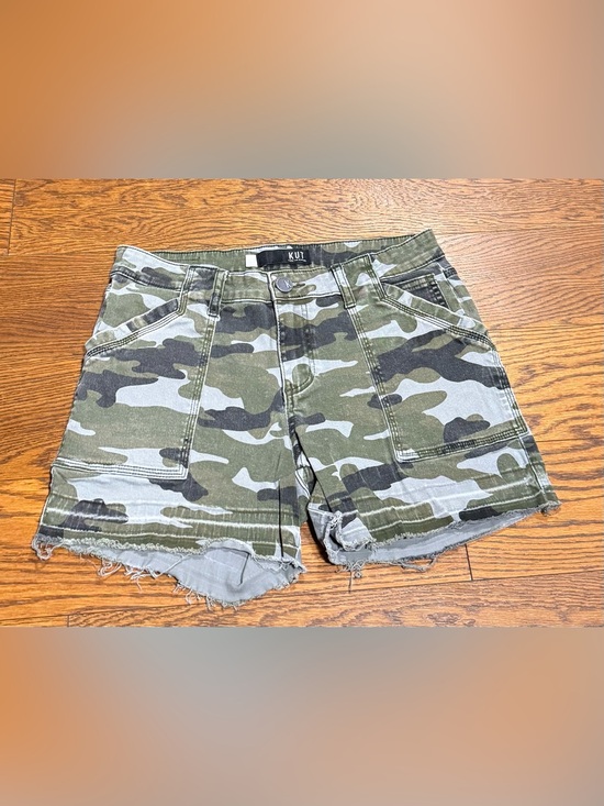 Kut from the Kloth Pants - Kut From The Kloth Women’s Distressed Camouflage Alice Utility Short Size 6